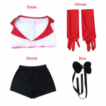 Hazbin Cosplay hotell Dust Angel Cosplay kost&uuml;&uuml;m, naiste t&uuml;drukute s&uuml;nnip&auml;evakleit karnevali Halloweeni kost&uuml;&uuml;m L