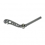 Kaasaskantav mitmek&uuml;lgne nurgam&otilde;&otilde;tur, mis joonistab magnetilise sirge kaarega joonlaua