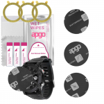 3x apgo MATTE h&uuml;briidkaitseklaas, mis &uuml;hildub Kruger&Matz Activity Black GPS-iga, painduv nanoklaas, suurep&auml;rane asendus karastatud klaasile, kriimustuskindel