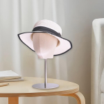 M&uuml;tsi v&auml;ljapanekuhoidja Mannekeenipea Mudel Stiilimine Kaasaskantav Professionaalne M&uuml;tside Hoiuriiul beige velvet gray