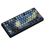 108 klahvi van goghi klahvikatted pooll&auml;bipaistev PBT Double Shot k&uuml;ljeprint S&auml;ra l&auml;bi taustvalgustusega klahvikorgi ISO-klahv MX mehaanilise klaviatuuri jaoks