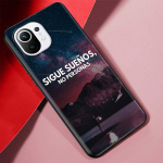 Inspirational Humor Quotes Case Xiaomi Mi 11 Ultra 11T 10T 9T Pro Note 10 A2 9 8 Lite A3 CC9E 10S CC9 must pehme telefoni kaas Xiaomi 11T(11T Pro)