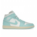 Air Jordan 1 keskmise hele kastev&auml;rvi meeste tossud, sinine purjekas Muslin BQ6472-132 38.5