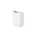 Seinale paigaldatav hoiukast v&otilde;ib vett t&uuml;hjendada, sobib hambapasta ja hambaharja hoidmiseks vannitoa seinal valge