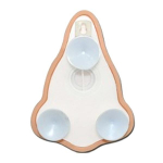 Distributeur de savon en forme de nez nez rouge