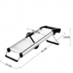 304 Roostevabast terasest Mandoline Professionaalne k&ouml;&ouml;giviljal&otilde;ikur, reguleeritav teradega k&ouml;&ouml;giviljariiv K&ouml;&ouml;gitarvikud h&otilde;be