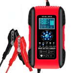 10A 12/24V pliihappega auto mootorratas elektris&otilde;idukite akulaadijad 7-astmeline akuhooldaja v&auml;lklambi indikaator mugav akulaadija AU Plug punane