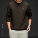 S&uuml;gisel ja talvel uued meeste kudumid &uuml;mmarguse kaelusega T&auml;ielikult sobiv kampsun Meeste soe ja pikk Johns s&auml;rk Meeste topp XXL