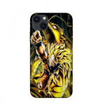Coque Maniacase pour iPhone 14 Plus Son Goku Super Saiyan SSJ3 Attaque point Dragon