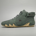 Itaalia seemisnahast saapad, mis on valmistatud k&auml;sitsi, kinnisega K&otilde;rge &uuml;laosaga pl&uuml;&uuml;sist paksendav Meeste vabaajajalatsid Puuvillased kingad Nahast saapad Meeste talvejalatsid 39 roheline