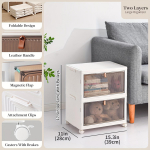 1 tk 2/3 kihiline, mitmesugune ratastega kingakorter, l&auml;bipaistev virnastatav vitriin, eemaldatav k&ouml;&ouml;gi-magamistoa vahend, meigikorter 2 layer