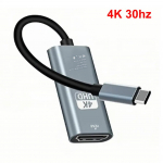 4K@60Hz/30HZ C-t&uuml;&uuml;pi HDMI-&uuml;hilduv kaabel USB C-HD-MI videokaabel USB 3.1 HDMI-kaabli adapter MacBooki s&uuml;learvuti jaoks