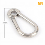M4 M5 M6 M7 M8 roostevabast terasest karabiiniga karabiini konks koos aasaga M4X40mm