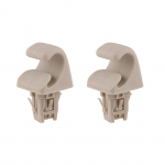 1 paar p&auml;ikesesirmi klambri konksu kinnitusklambri siseviimistluse kinnitusklambrit Camry Corolla Matrix Prius RAV4 74348-33040 jaoks beež