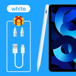 Pliiatsipliiats iPadi tahvelarvutile, peopesa tagasil&uuml;kkamise ja kallutamise induktsiooniga Apple'i pliiatsi jaoks 12.9 11 Stylus Pen 1. 2nd Pro 6 Air 5 Ipadi tarvikud valge