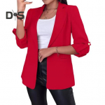 Naiste &uuml;likond mantel s&uuml;gistalvine pikkade varrukatega kardiganmantel vabaaja rev&auml;&auml;riga &uuml;hev&auml;rviline &uuml;likond igap&auml;evaseks &auml;rikandmiseks S roosa