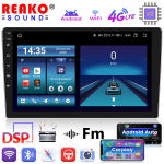 2 din 9 tolline Android 8-tuumaline 4G Carplay Auto Raadio Multimeediam&auml;ngija Navigatsioon GPS Stereo VW Ford Nissan Kia Honda Toyota jaoks 8-core 6GB+128GB FAN