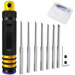 T&auml;ppisnuga hobil&otilde;ikamist&ouml;&ouml;riist 0,1/0,2/0,4/0,6/0,8/1,0/2,0 mm terad nikerdamiseks Graveerimine L&otilde;ikamine Ehitust&ouml;&ouml; Isetegija t&ouml;&ouml;riistad