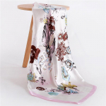 90 * 90 cm uus siidist sall naiste kevadsuvine dekoratiivne sall p&auml;ikesekaitsega reisisall S&uuml;gis- ja talvesall &otilde;huke v&auml;ljaanne 90*90cm