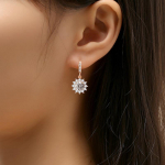 Flower Stud K&otilde;rvar&otilde;ngad Naiste kerged luksuslikud ni&scaron;ikujundusega Sense Commuter k&otilde;rvar&otilde;ngad