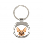 Devon Rex - keychain keychain for keys by Art-Dog brand