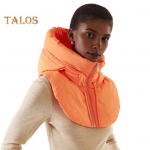 Talvine &uuml;likerge kapuutsiga m&uuml;ts mantel Kaelus krae t&otilde;mblukk Kinnitus n&ouml;&ouml;r Meeste soe s&otilde;rmus sall Balaclava m&uuml;ts mantel sall l&uuml;hike paak top L oranž