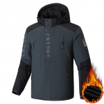Meeste paks soe talvejope &otilde;ues parkides kapuutsiga riided mustad lapit&ouml;&ouml;d pluss samet moesuurus 8XL 9XL mantel 9XL