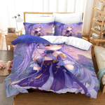 Anime T&uuml;druk Voodipesu Multikas Udusule Tekikott Padjap&uuml;&uuml;r 2/3 tk T&auml;issuurus 3D Tr&uuml;kitud Mugav Voodikate Kingitus &Uuml;he- v&otilde;i Kahekohaline Voodi Baby 100x135cm gray