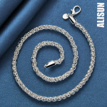 925 Sterling h&otilde;be 8 mm kaelakee Moodsad pulmaehted 45CM