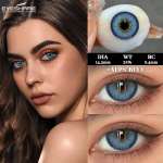 EYESHARE New 2Pcs Color Contact Lenses Natural Black Contact Lenses Sapphire Eyeglass Lenses Brown Contact Lenses Green Fashion Lenses