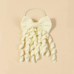 T&uuml;druku kummipael Juuksen&ouml;&ouml;r Cheerleader T&uuml;druku Juukselips Juukser&otilde;ngas Hobusesabahoidja Bowknot Peakate 1pc