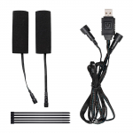 Heated Hand Grips Cover Handlebar Temperature Warm Heater Sleeve for Motorcycle 13*10cm must