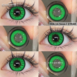 EYESHARE Colored Contact Lenses Halloween Vampire Red Lenses Anime Cosplay Beauty Pink Blue Colored Lenses 1 Pair 0