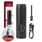 Automaatne pipraveski soola- ja pipraveski USB Laetav reguleeritava j&auml;medusega v&uuml;rtsiveski LED-valgusega k&ouml;&ouml;git&ouml;&ouml;riistaga