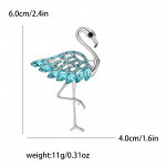 Mood Rhinestone Flamingo Pross Ni&scaron;&scaron; Tipptasemel naiste kleit &uuml;likond Ehted Korsage n&ouml;&ouml;pn&otilde;elaga