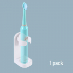 Seinale paigaldatav elektrilise hambaharja hoidik vannituppa, tualetti - ilma puurimiseta valge