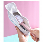 Multifunktsionaalne viiepoolne kingahari, k&otilde;va hari, plastikust pesupesuhari, kingad, majapidamine, pika k&auml;epidemega puhastushari, r&otilde;ngas, kingapesuhari :#C0STC# roosa