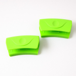 1 paar silikoonist poti k&otilde;rvaklambrit loomingulist klambrit malmist poti k&auml;epidemega mikrolaineahju isolatsioon k&auml;eklambritega k&otilde;rvaklambrite komplekt punane