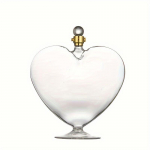 1P kristallklaasist viski karahvin S&uuml;dame kuju modelleeriv k&auml;sit&ouml;&ouml; veini viski pudel klaasn&otilde;u joogi kallaja Bourbon Vodka br&auml;ndi konjaki jaoks - l&auml;bipaistev &otilde;hutihe 1Pcs/33.81oz