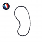 Kaelakee - Perlinea - AAA+ mageveekultuuritud p&auml;rl - Pool&uuml;mar 8-9 mm - Must - 60 cm