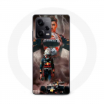 Coque Maniacase pour Xiaomi Redmi Note 12 Pro 5G verstappen &eacute;clair Formule 1 Casque F1