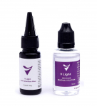 V-LIGHT CLEAR 20g + REMOVAL 30ml juuksepikendusliim geel l&auml;bipaistev universaalne komplekt