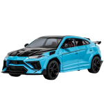 1/24 Lamborghini URUS Bison Mansory Maastur Valatud Sulamist M&auml;nguauto Mudel Heli ja Valgusega Laste M&auml;nguasi Kogumisobjekt S&uuml;nnip&auml;evakingitus sinine