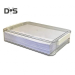 Failide hoiukast Plastist kinnip&ouml;&ouml;ratava kujundusega virnastatav l&auml;bipaistev dokumentide hoiukast, suure mahutavusega failikorraldaja M