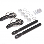 Universaalsed autotarvikud, alumiiniumisulamist kapoti kinnitusn&otilde;el, kapoti lukukomplekt, auto stiiliga h&auml;&auml;lestamiskomplekt, kapoti lukustusn&otilde;elad h&otilde;be