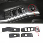 Toyota Highlander XU70 2024 Sisustuselement Auto K&auml;etugi Akna Klaasit&otilde;stuki L&uuml;liti Nupu Trimm Raam Kaunistus Kate Kleebis