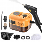 K&auml;eshoitav mitme pinna aurupuhasti 6 tk tarvikutega Puuteekraan 6 reguleeritava tasemega UK Plug oranž