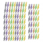 100 tk Nootide kirjaklambrid K&otilde;rge klambriga disain Tugeva kinnitusj&otilde;uga muusikalehehoidjad Kontori koolitarbed 100pcs