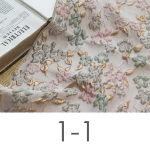 Sinine V&otilde;ilill Kuldne Siid Jacquard Kangas Reljeefne &Otilde;limaaliline Tekstuur Mullikangas Elegantne 3D Jacquard Lilleline Kangas &Otilde;mblemine 1M