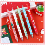 5 tk. J&otilde;uluarmas multifilmi geelpliiats 0,5 mm musta tindiga kirjutuspliiats J&otilde;uluvana lastele p&uuml;hade kirjatarbed, koolitarbed